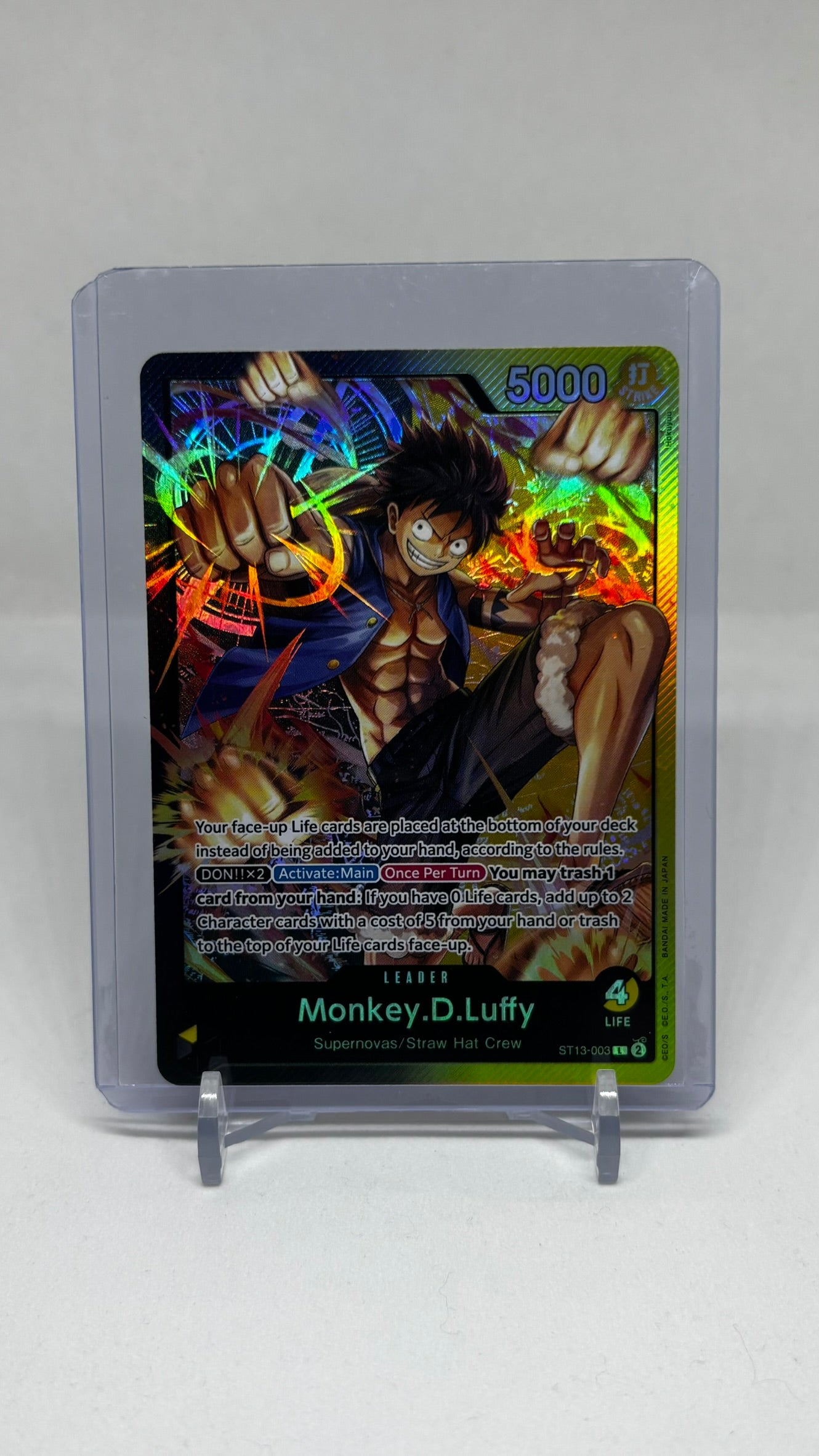 Monkey D. Luffy - One Piece TCG ST13-003