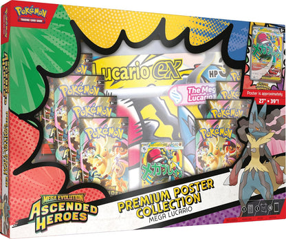 Ascended Heroes - Premium Poster Collection—Mega Lucario