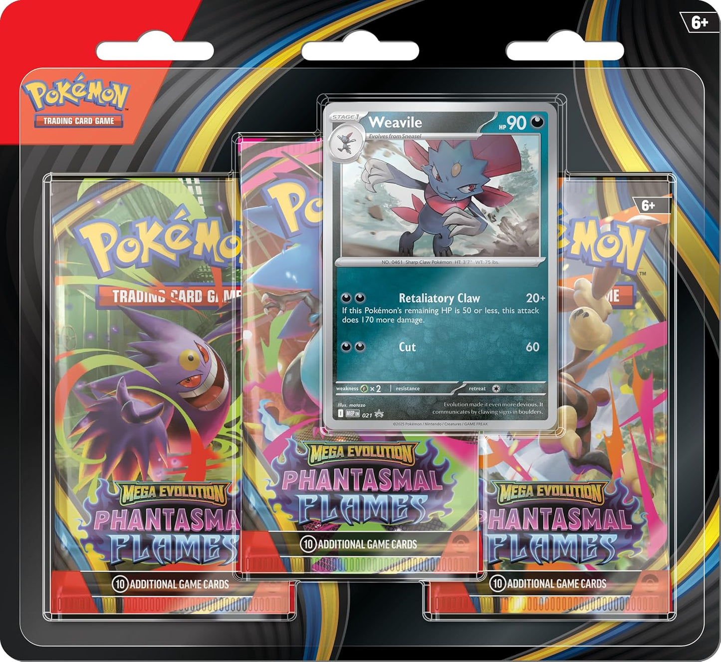 ME Phantasmal Flames 3Pack Blister - Sneasel