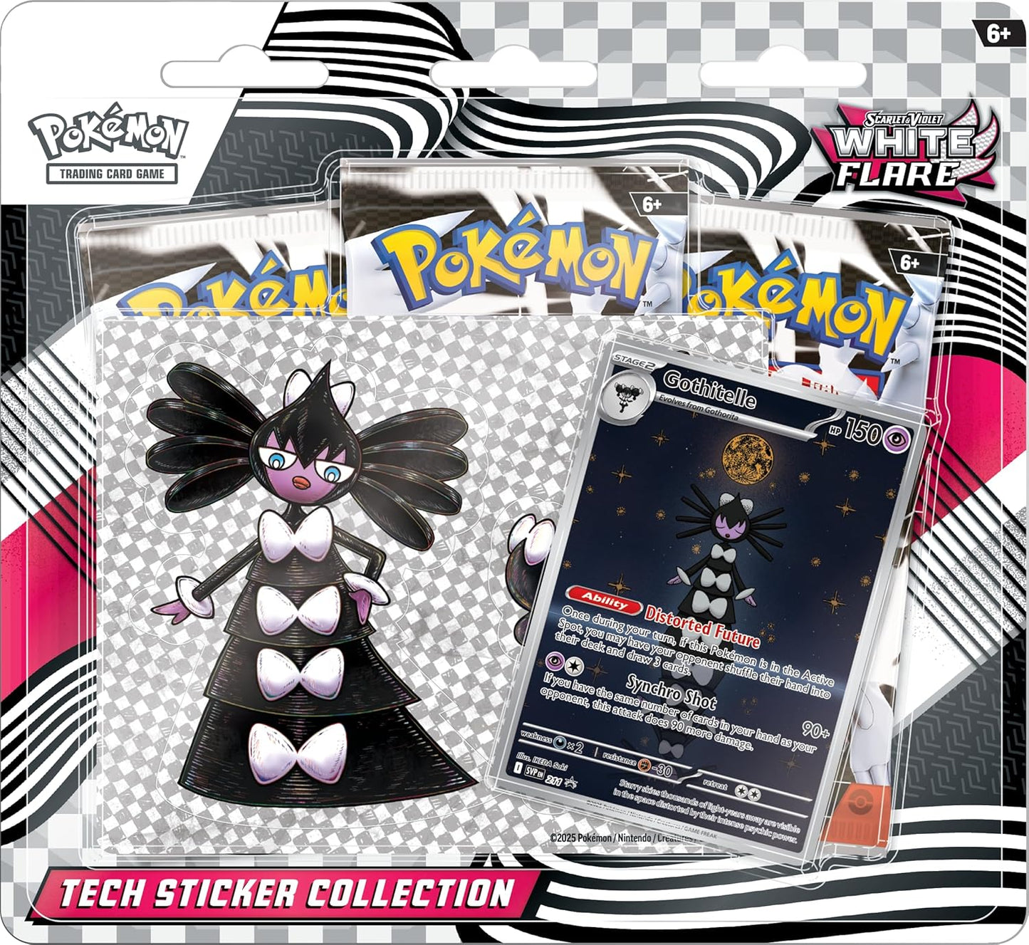 Scarlet & Violet—White Flare Tech Sticker Collection
