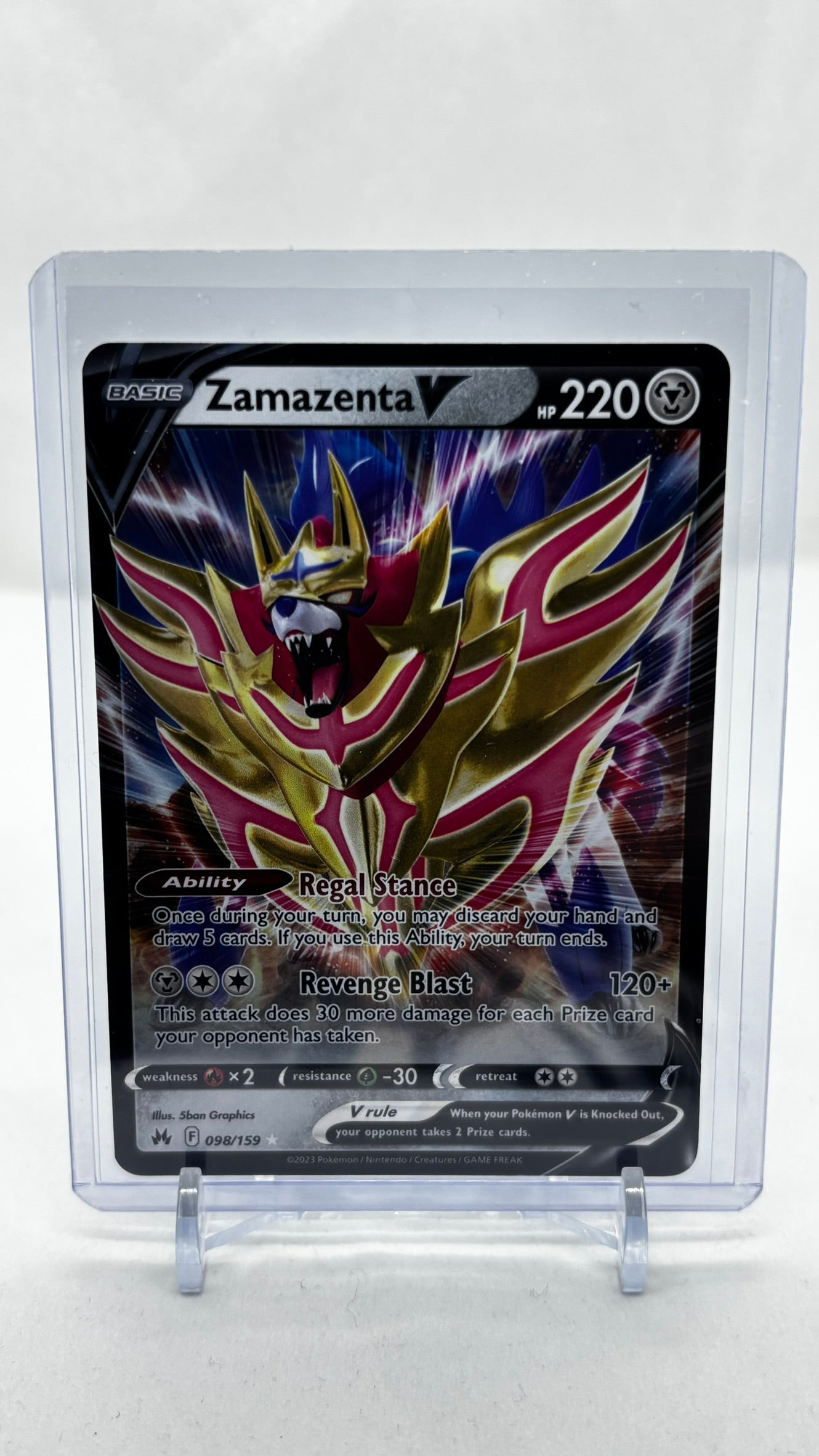 Zamazenta V 98 - Crown Zenith