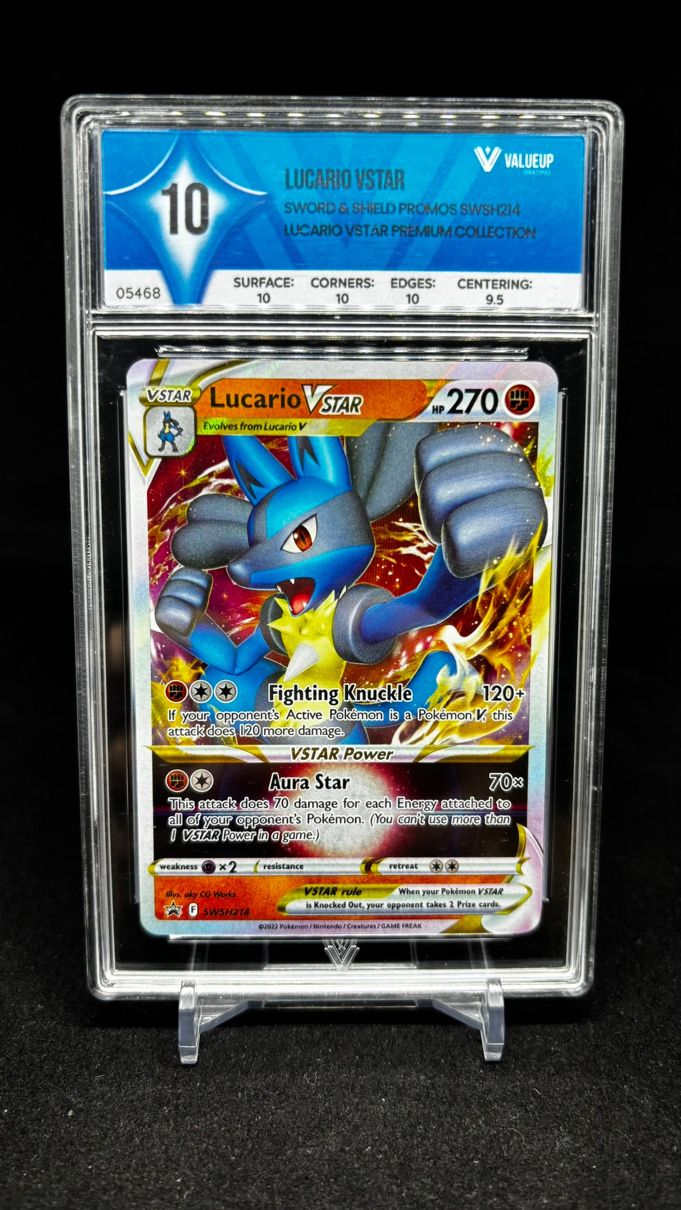 Lucario VSTAR #SWSH214 Value Up 10