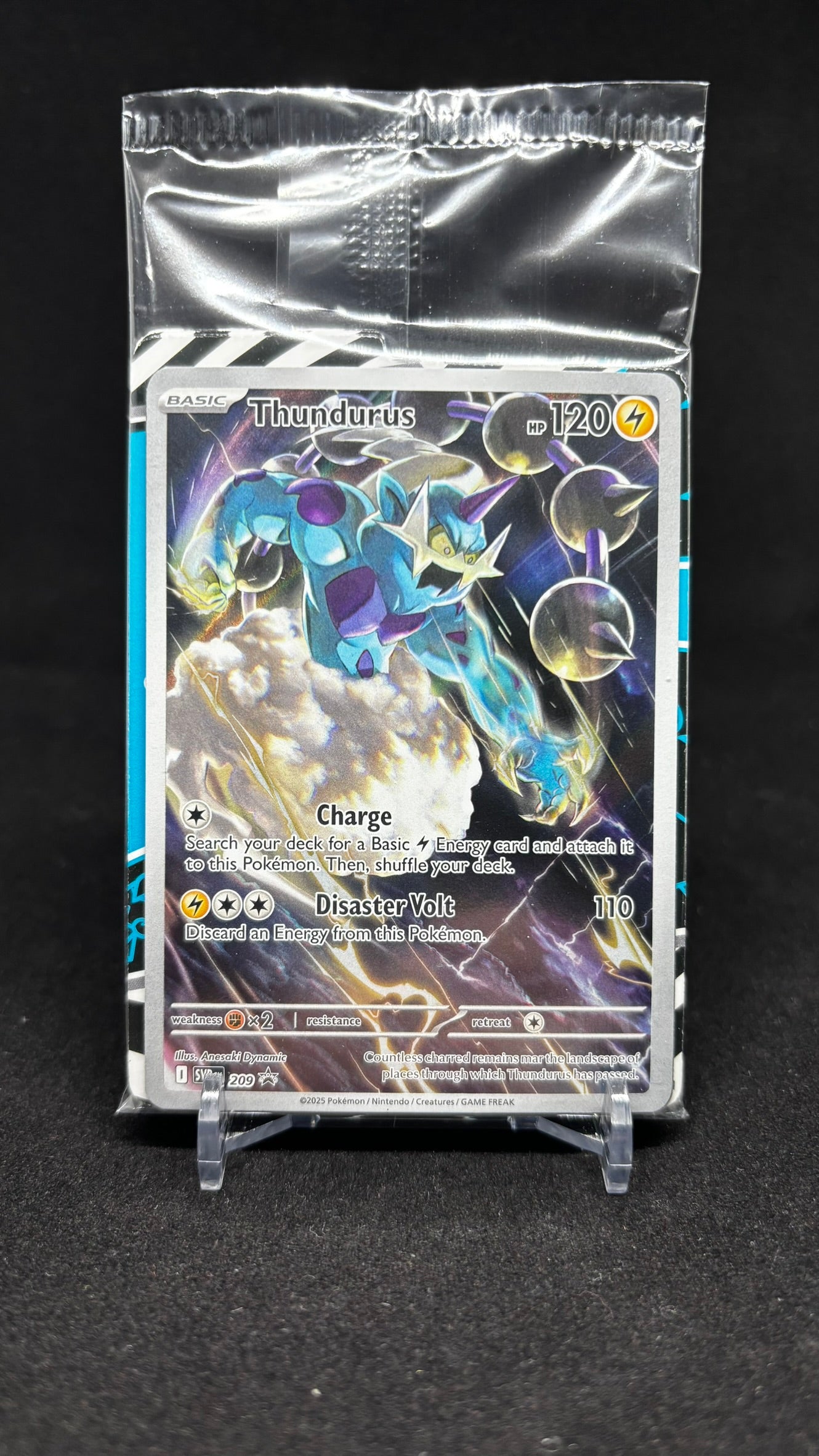 Thundurus #209 – Promo ETB Black Bolt