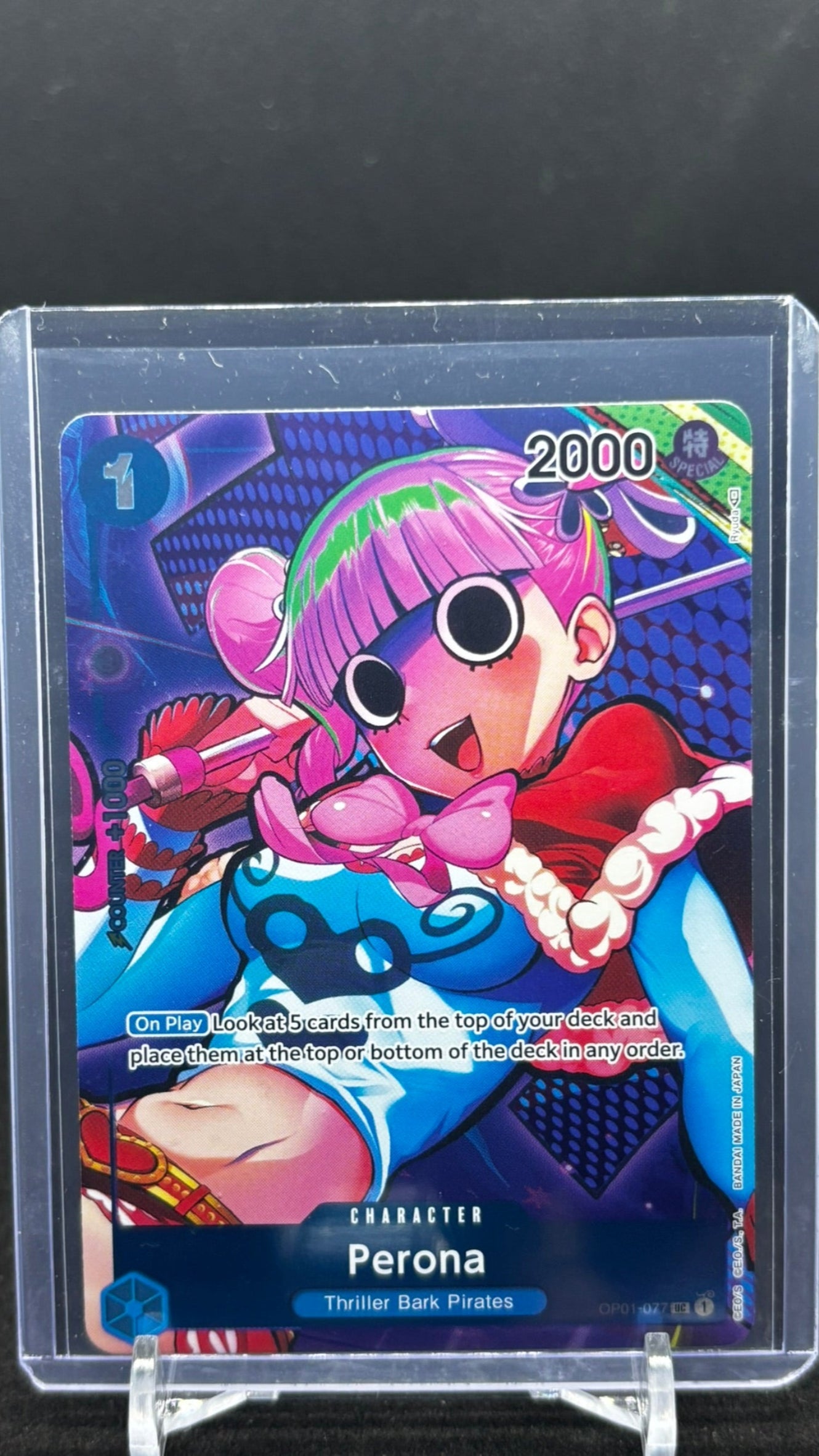 Perona [Box Topper] - One Piece TCG OP01-077