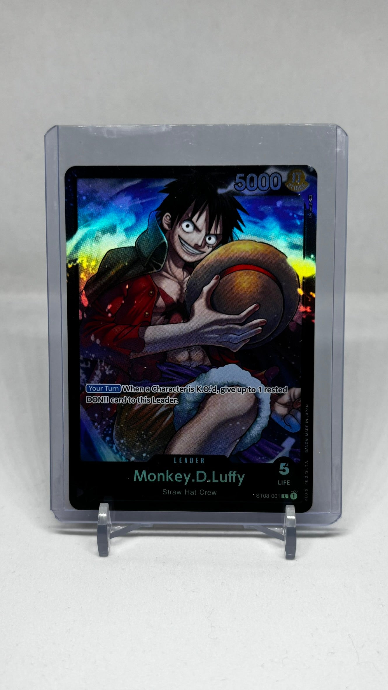 Monkey D. Luffy - One Piece TCG ST08-001
