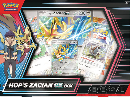 Scarlet & Violet: Hop y Zacian Ex Box En Ingles