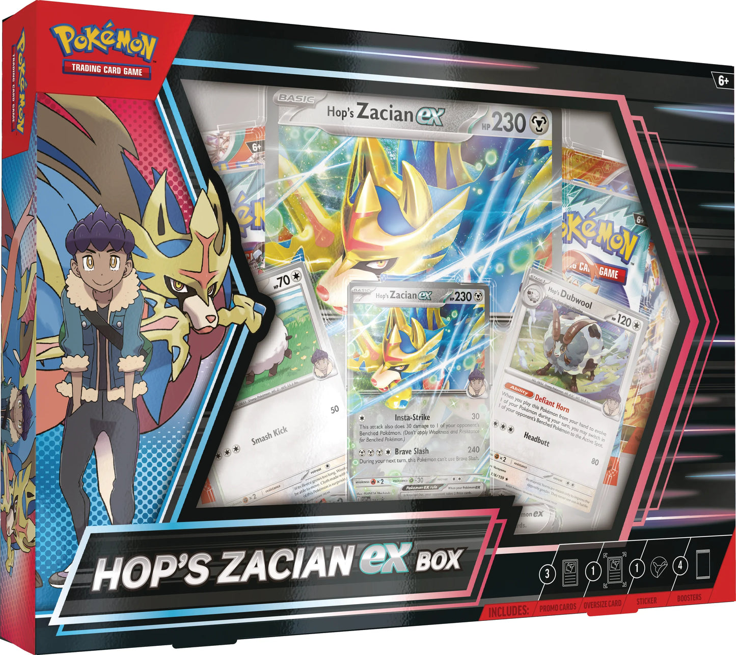 Scarlet & Violet: Hop y Zacian Ex Box En Ingles