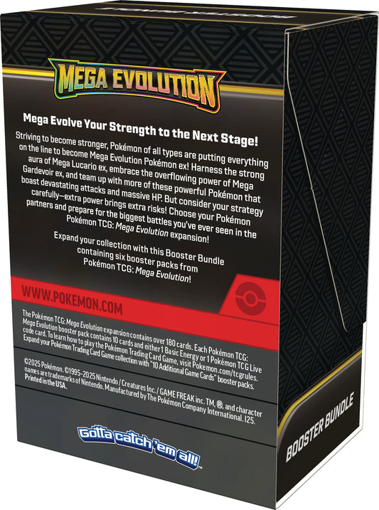 Mega Evolutions - Booster Bundle 6 Pack En Inglés