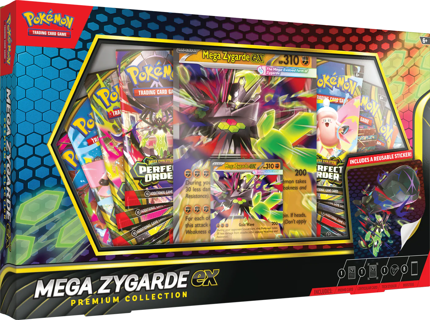 PREVENTA Mega Zygarde EX Premium Collection en Ingles - FECHA DE SALIDA: 1 DE MAYO DE 2026