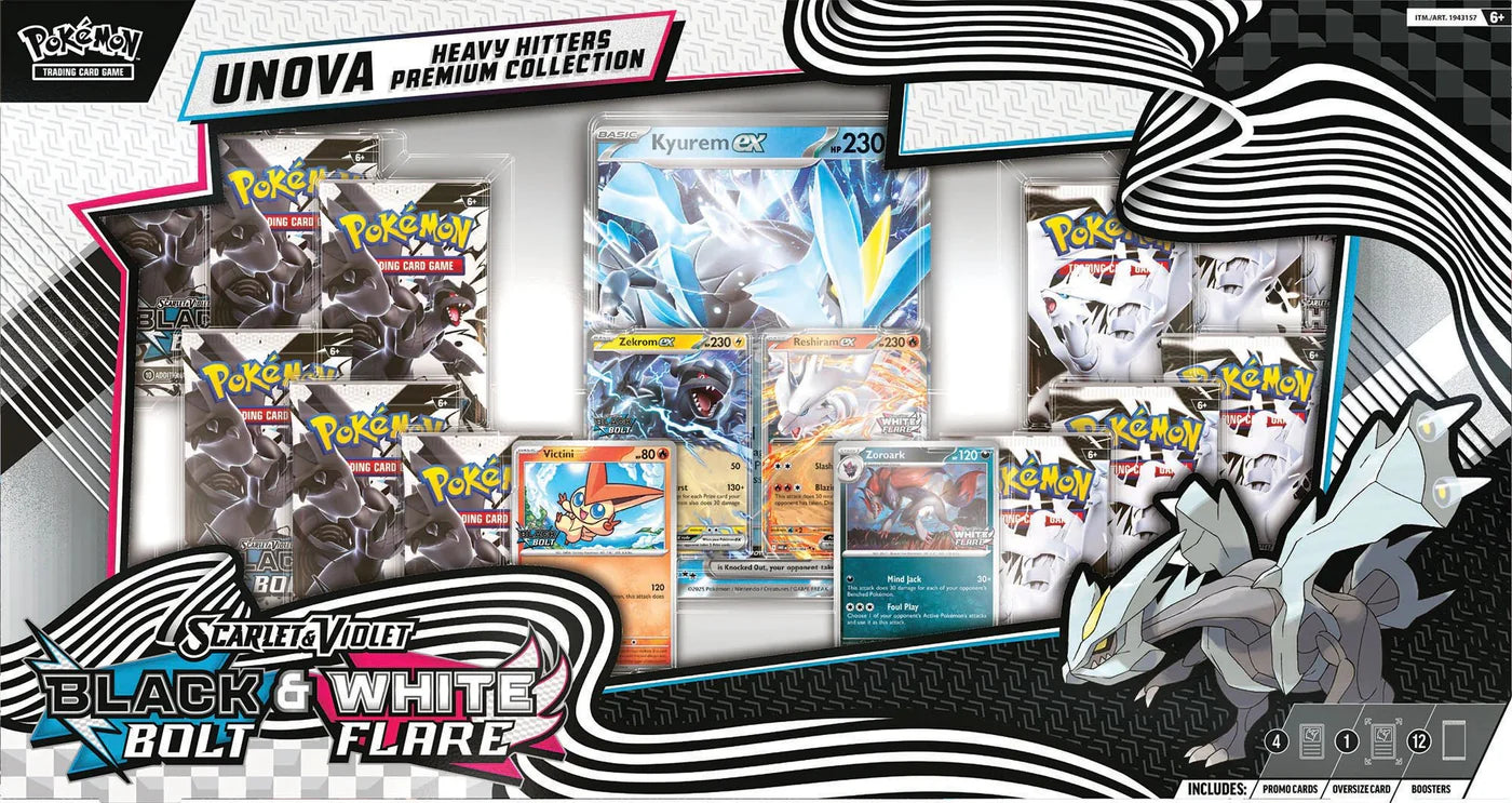 PREVENTA - Unova Heavy Hitters Premium Collection - FECHA DE SALIDA: MAYO 2026